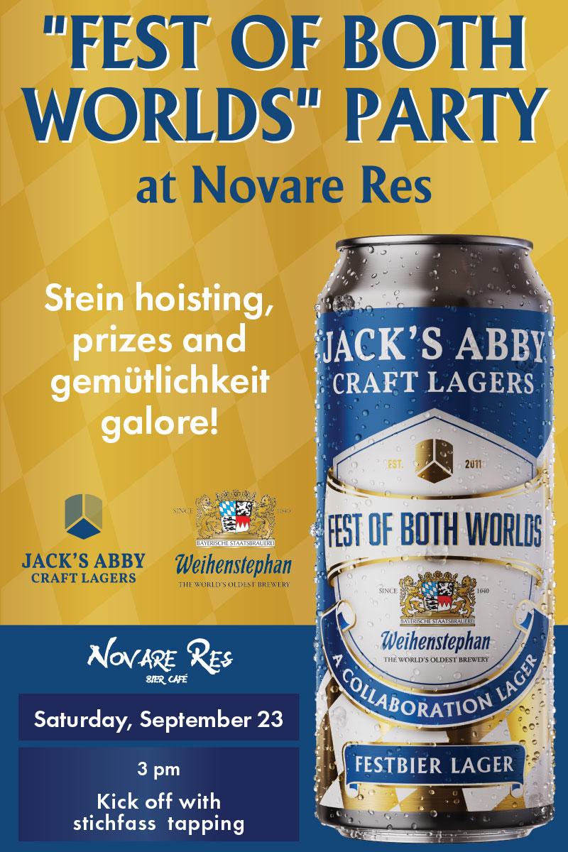 Jack's Abby / Novare Res – Fest of Both Worlds Party