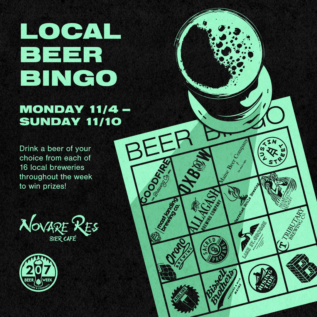 207 Beer Week at Novare Res – Local Beer Bingo