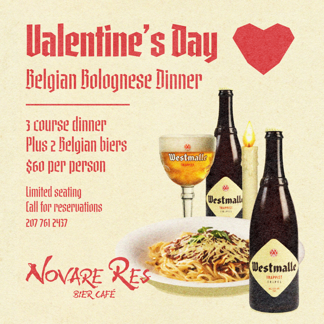 Valentine's Day – Belgian Bolognese Dinner at Novare Res